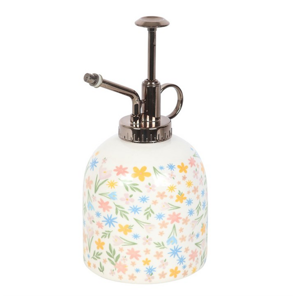 Spring Floral Print Ceramic Plant Mister